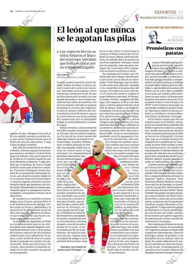 ABC SEVILLA 13-12-2022 página 67