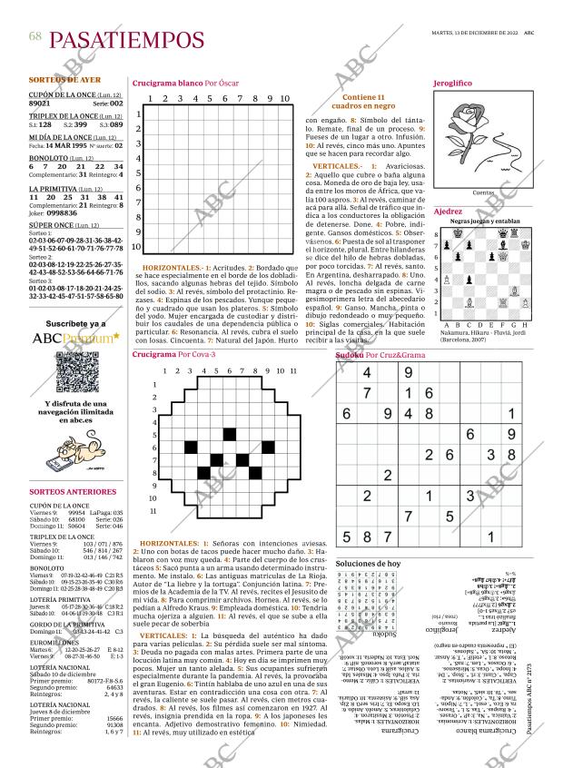 ABC SEVILLA 13-12-2022 página 68