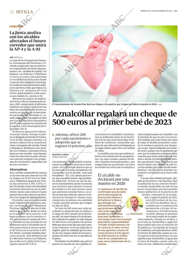 ABC SEVILLA 14-12-2022 página 22