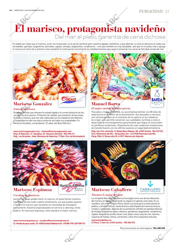 ABC SEVILLA 14-12-2022 página 23