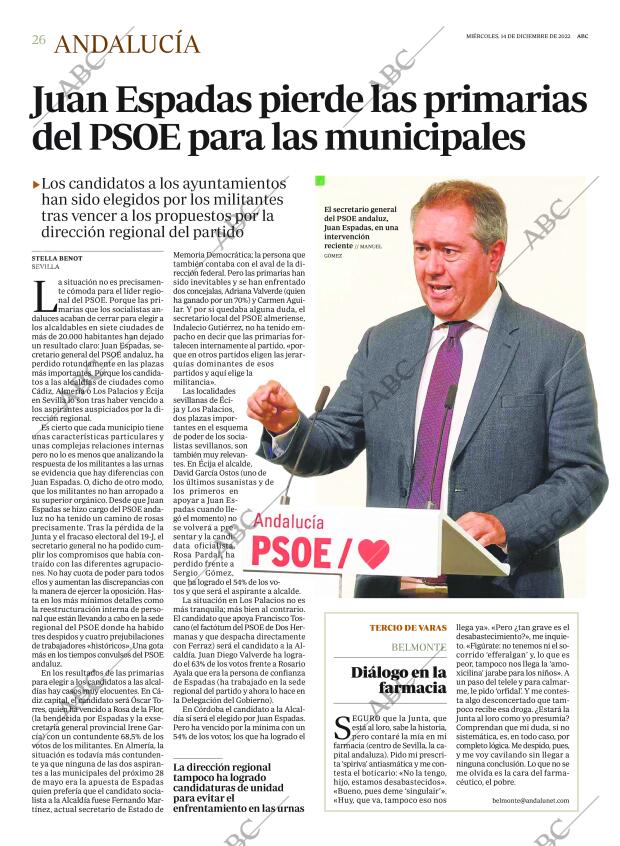 ABC SEVILLA 14-12-2022 página 26