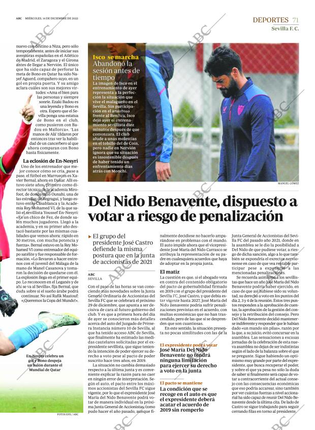 ABC SEVILLA 14-12-2022 página 71