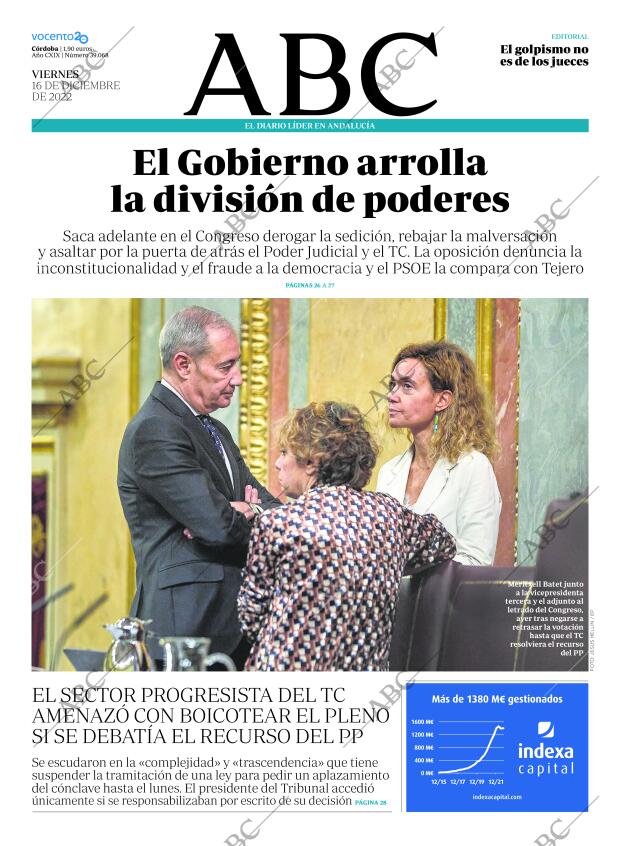 ABC CORDOBA 16-12-2022 página 1