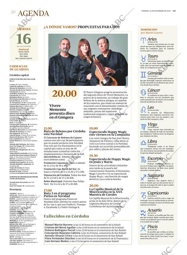 ABC CORDOBA 16-12-2022 página 20