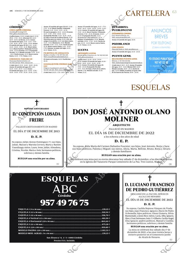 ABC CORDOBA 17-12-2022 página 63