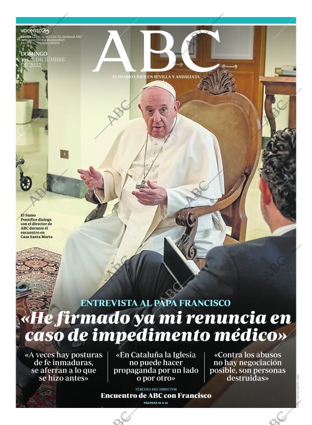 ABC SEVILLA 18-12-2022 página 1