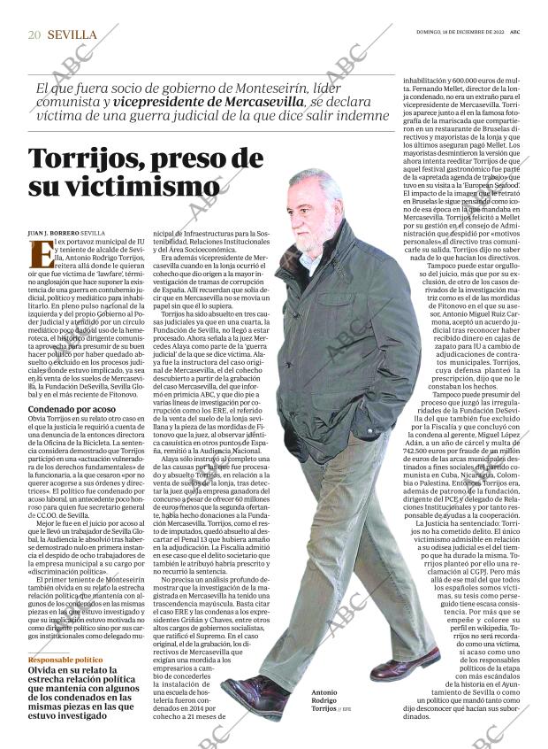 ABC SEVILLA 18-12-2022 página 20
