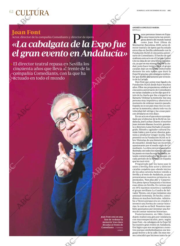 ABC SEVILLA 18-12-2022 página 62