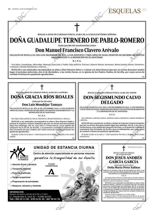 ABC SEVILLA 18-12-2022 página 67