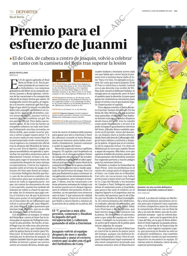 ABC SEVILLA 18-12-2022 página 76