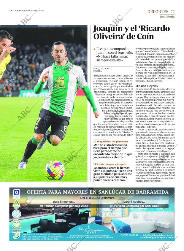 ABC SEVILLA 18-12-2022 página 77