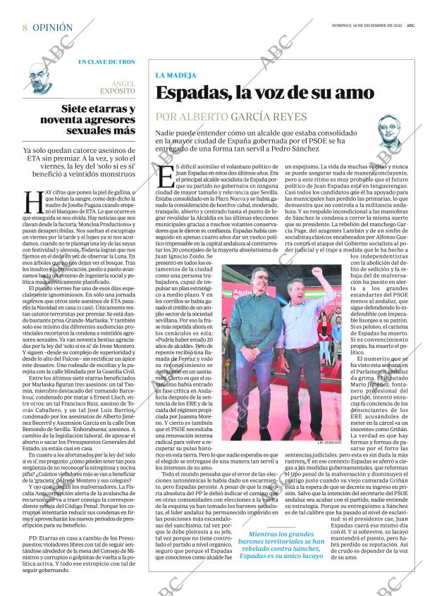 ABC SEVILLA 18-12-2022 página 8