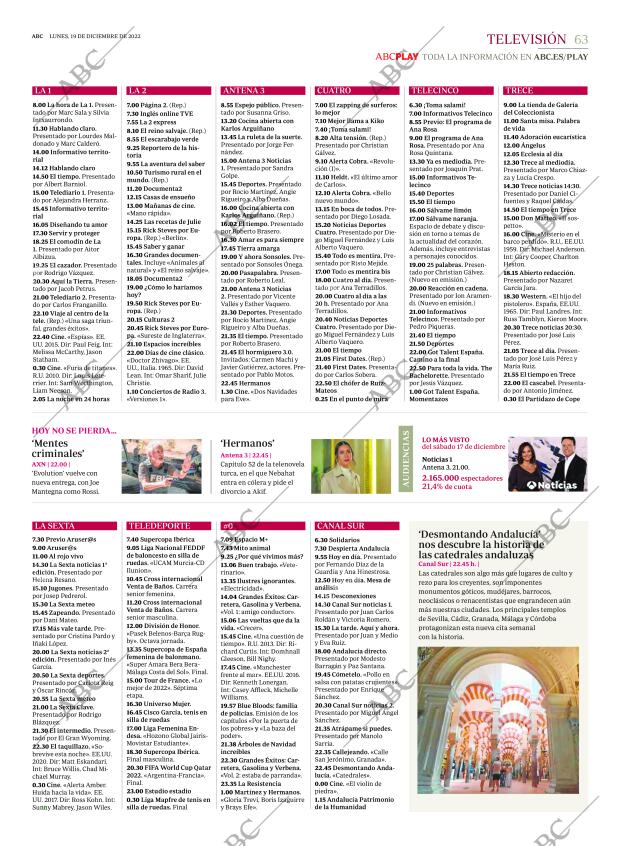 ABC CORDOBA 19-12-2022 página 63