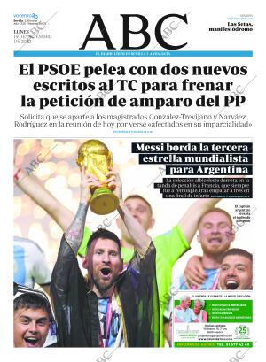 ABC SEVILLA 19-12-2022 página 1