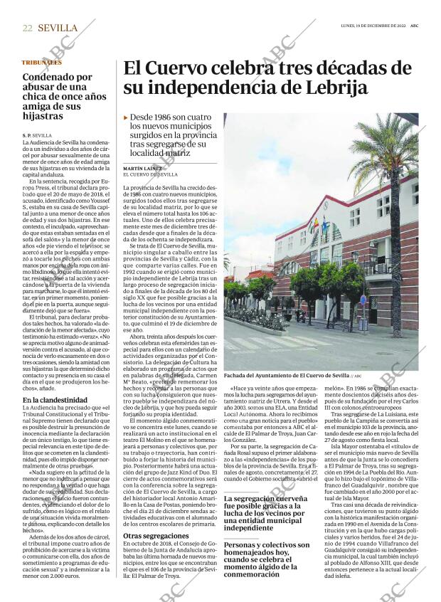 ABC SEVILLA 19-12-2022 página 22