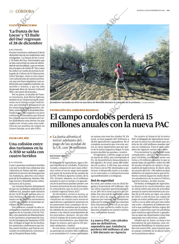 ABC CORDOBA 20-12-2022 página 20