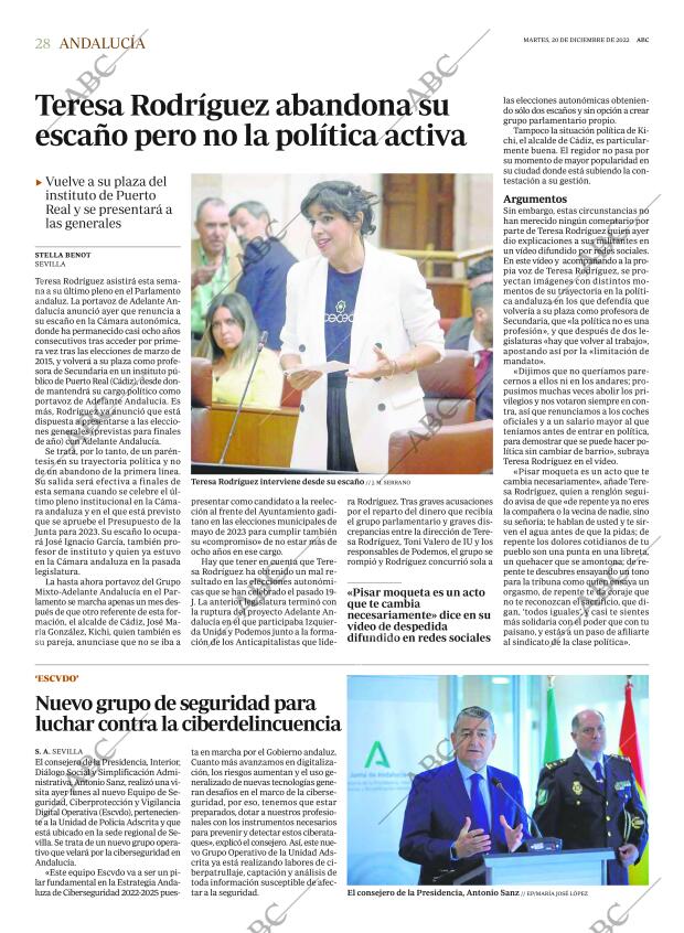 ABC CORDOBA 20-12-2022 página 28
