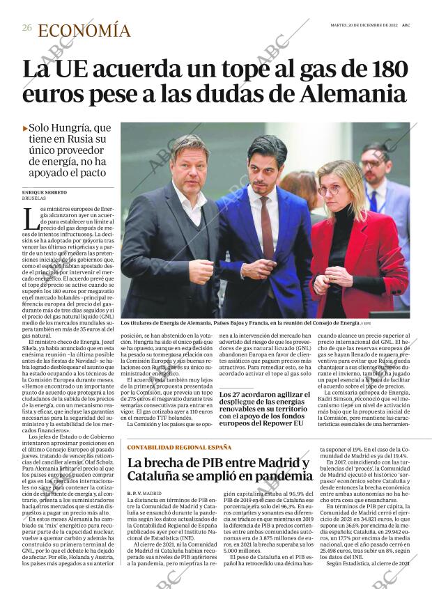 ABC MADRID 20-12-2022 página 26