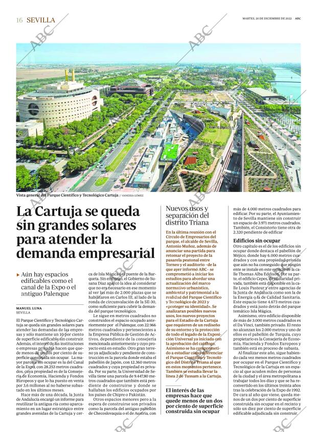 ABC SEVILLA 20-12-2022 página 16
