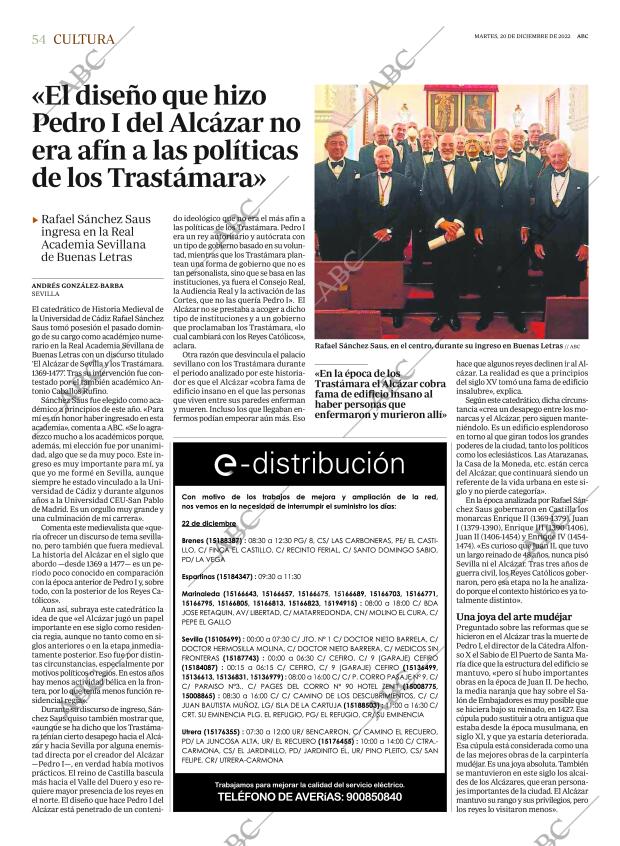 ABC SEVILLA 20-12-2022 página 54