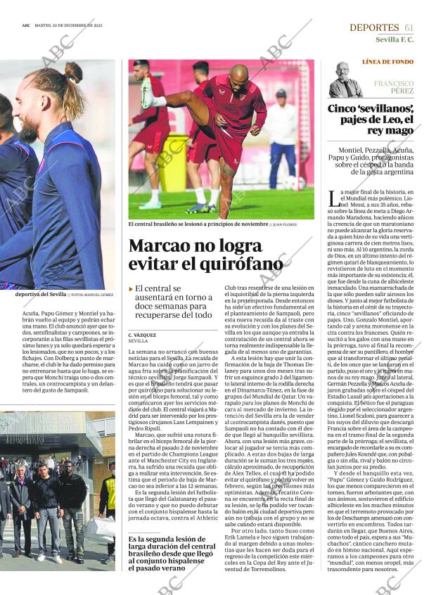 ABC SEVILLA 20-12-2022 página 61