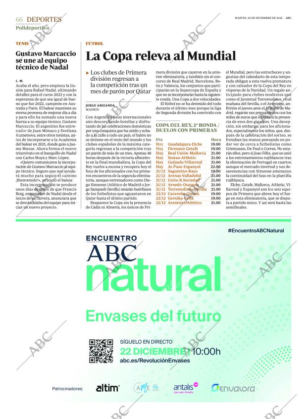 ABC SEVILLA 20-12-2022 página 66