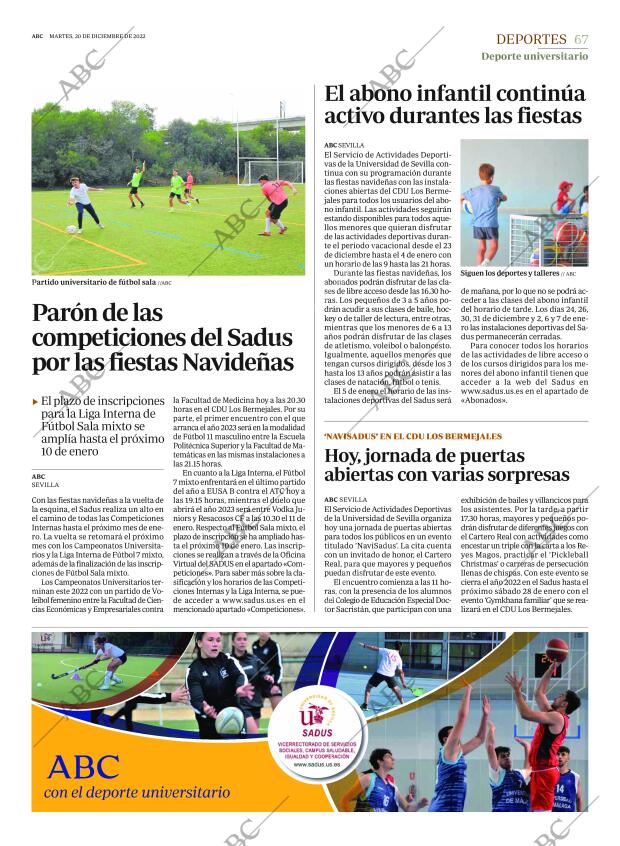 ABC SEVILLA 20-12-2022 página 67