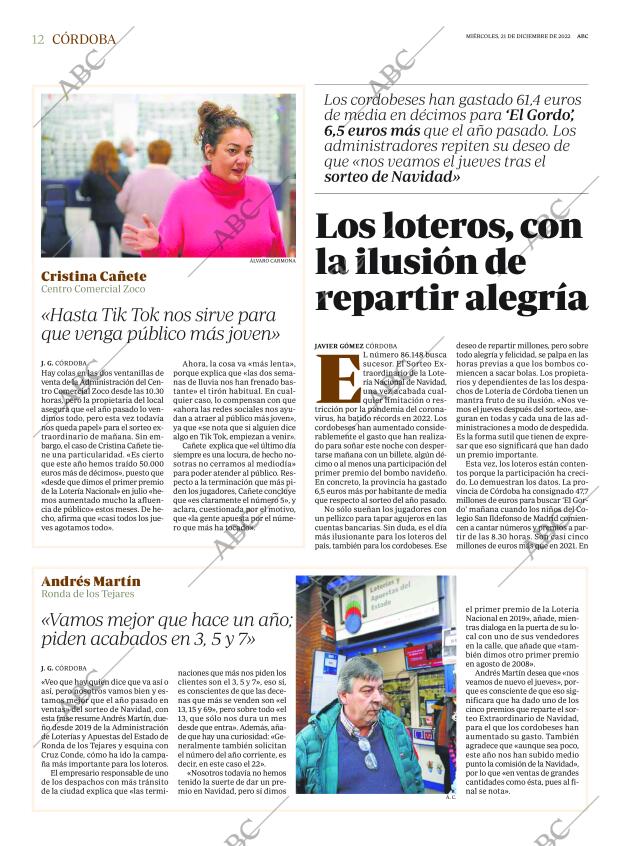 ABC CORDOBA 21-12-2022 página 12
