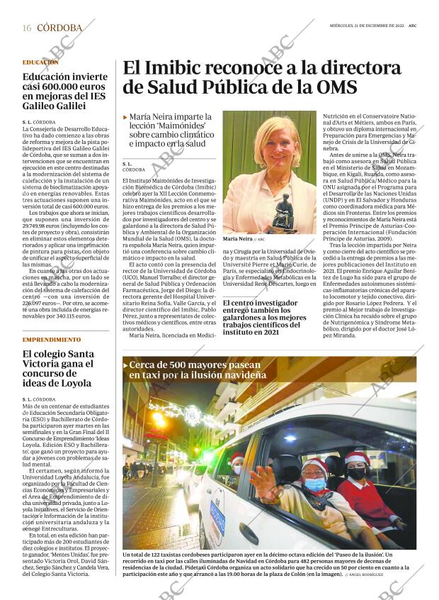 ABC CORDOBA 21-12-2022 página 16