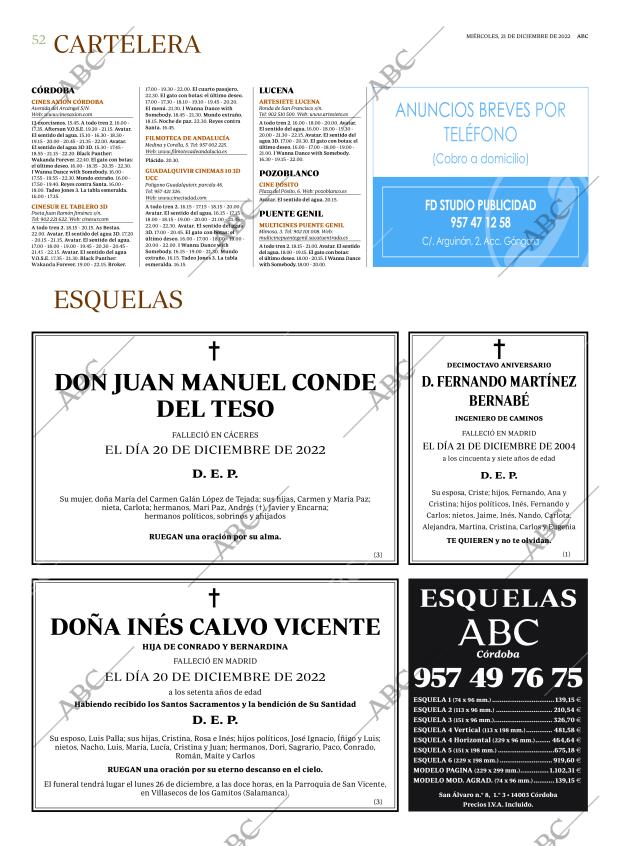 ABC CORDOBA 21-12-2022 página 52