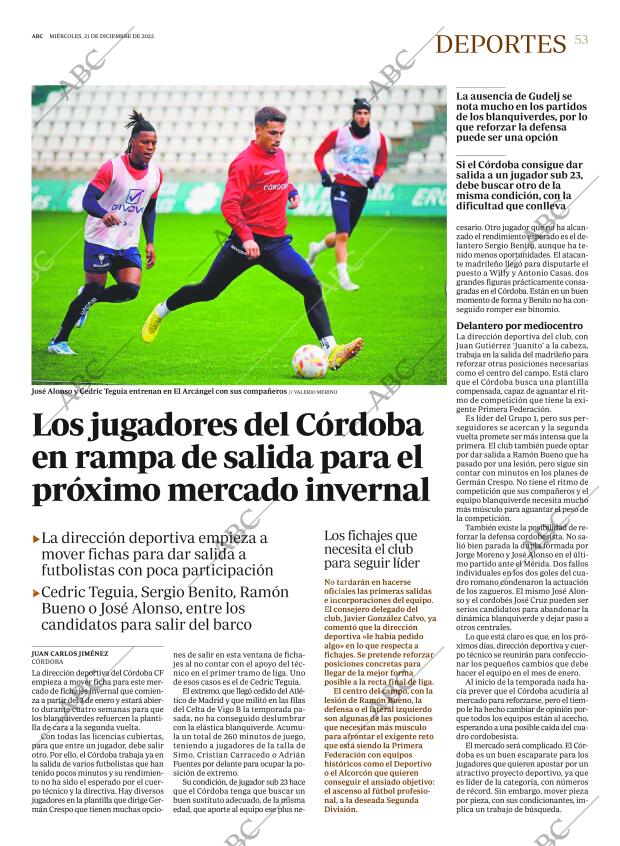 ABC CORDOBA 21-12-2022 página 53