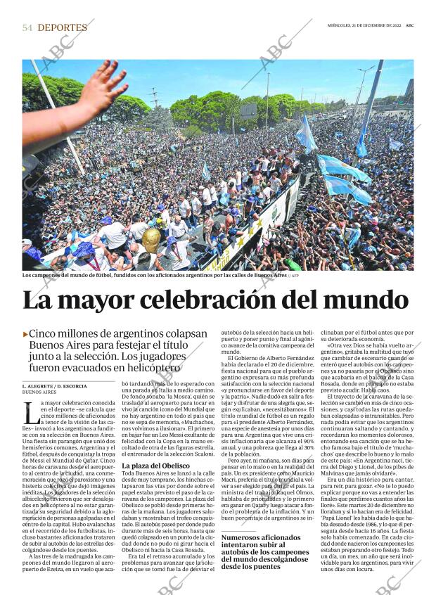 ABC CORDOBA 21-12-2022 página 54