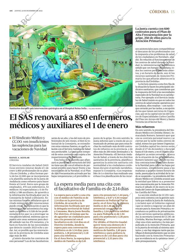 ABC CORDOBA 22-12-2022 página 15