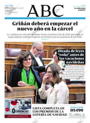 ABC CORDOBA 23-12-2022 página 1