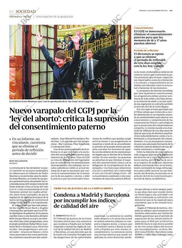 ABC CORDOBA 23-12-2022 página 64