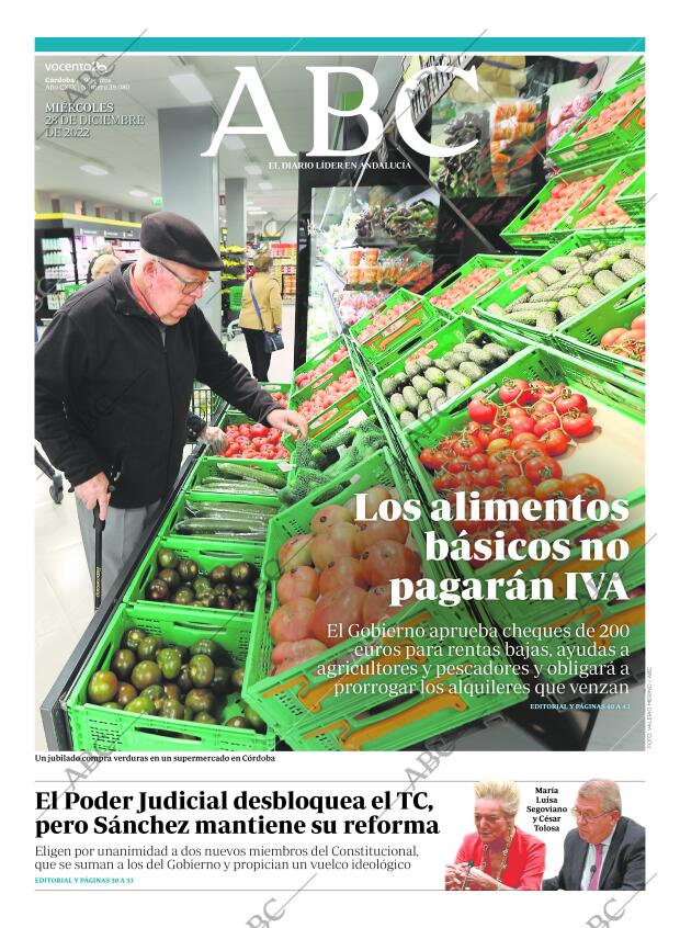 ABC CORDOBA 28-12-2022 página 1