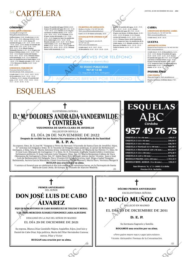 ABC CORDOBA 29-12-2022 página 54