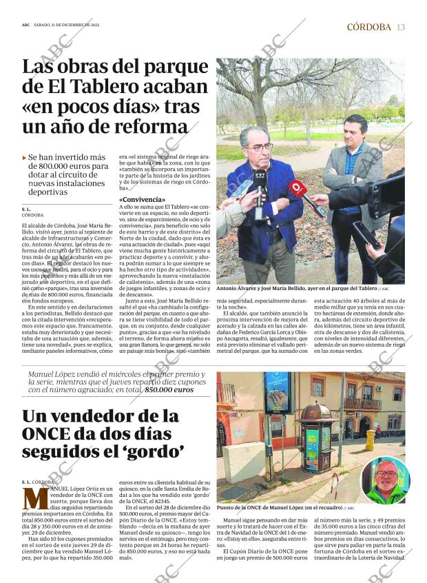 ABC CORDOBA 31-12-2022 página 13