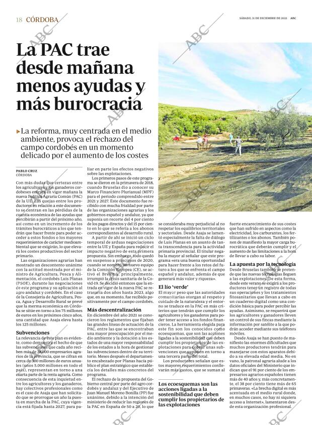 ABC CORDOBA 31-12-2022 página 18