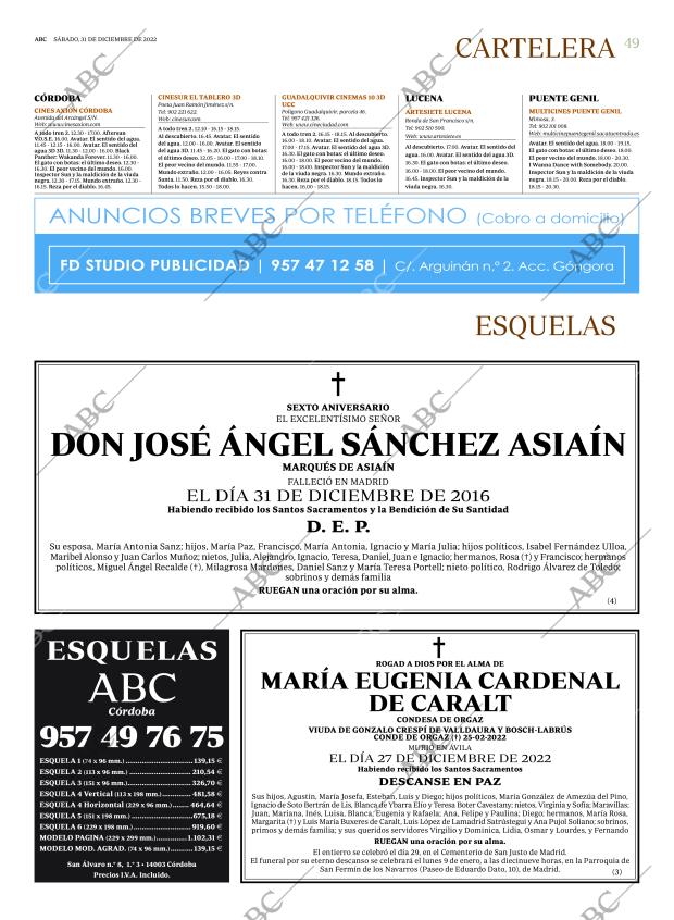 ABC CORDOBA 31-12-2022 página 49