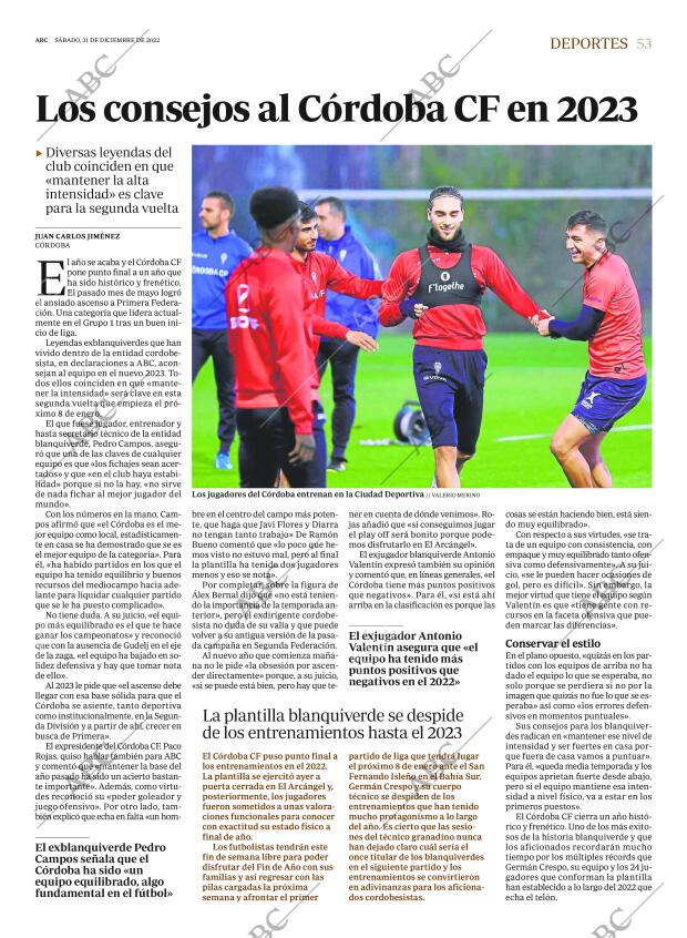 ABC CORDOBA 31-12-2022 página 53