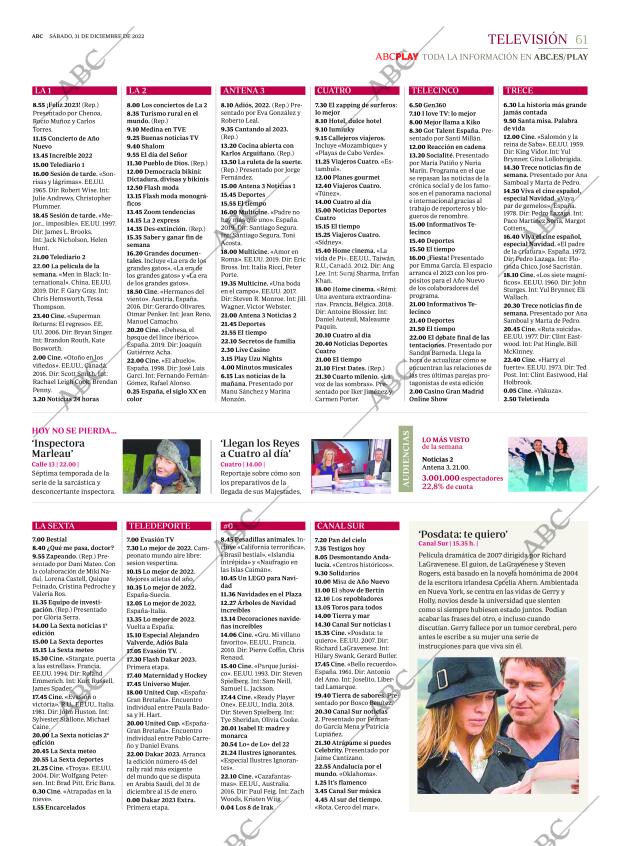 ABC CORDOBA 31-12-2022 página 61