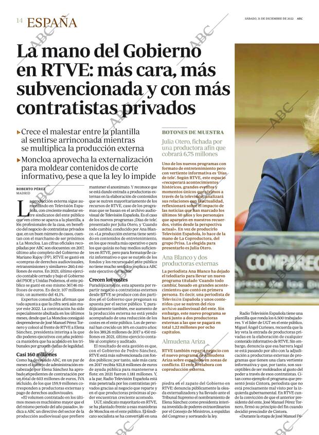 ABC MADRID 31-12-2022 página 14
