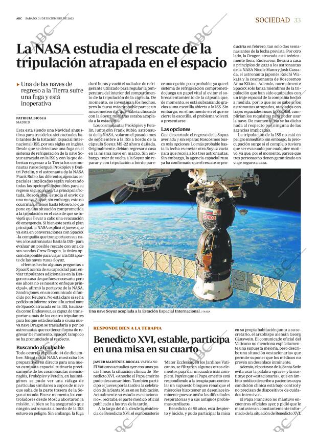 ABC MADRID 31-12-2022 página 33