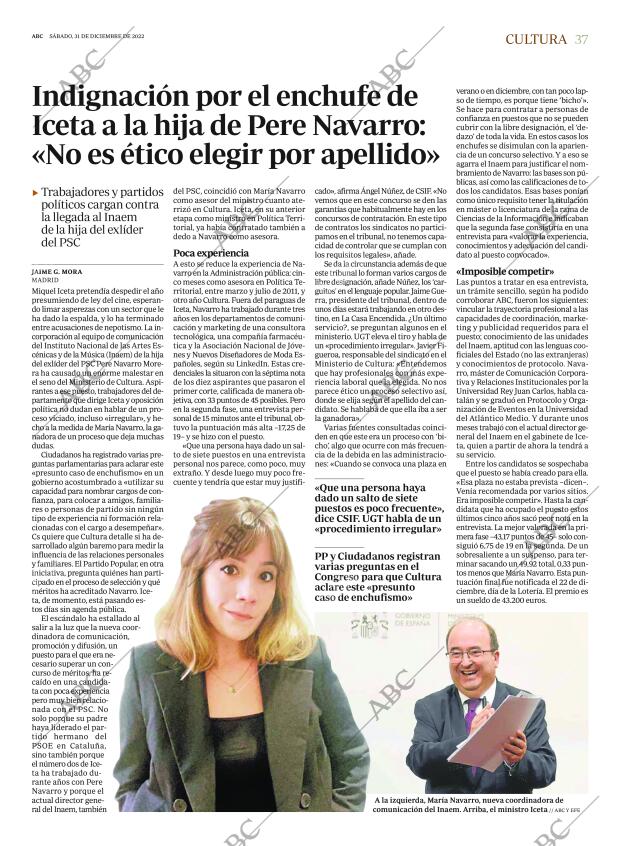 ABC MADRID 31-12-2022 página 37