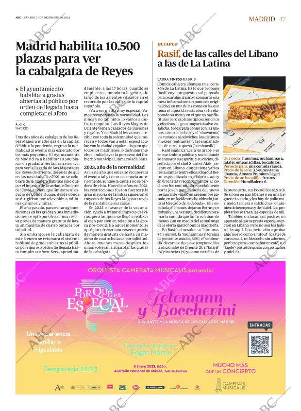 ABC MADRID 31-12-2022 página 47