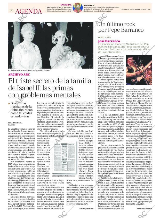 ABC MADRID 31-12-2022 página 50