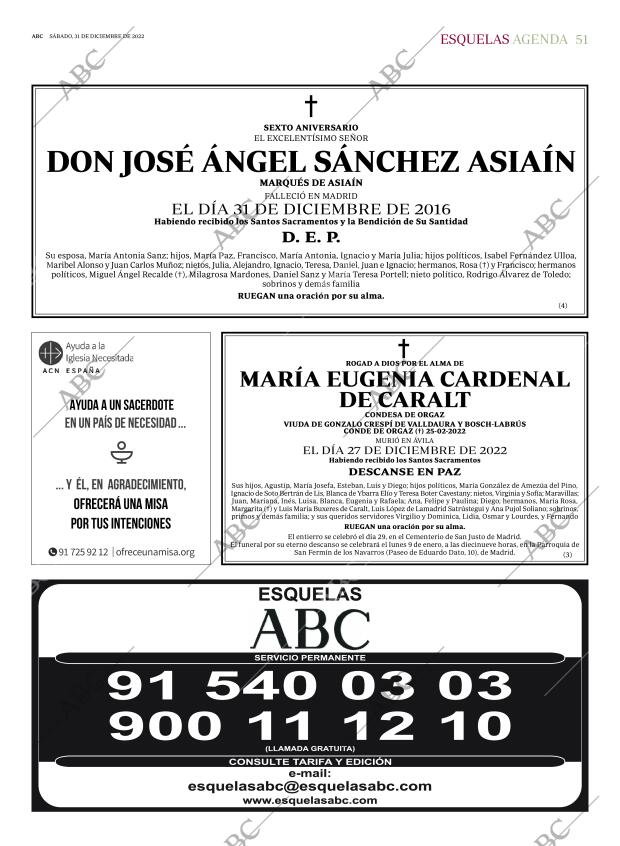 ABC MADRID 31-12-2022 página 51