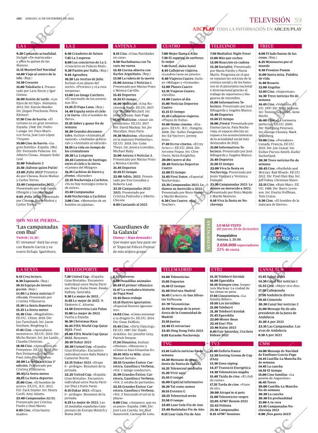 ABC MADRID 31-12-2022 página 59