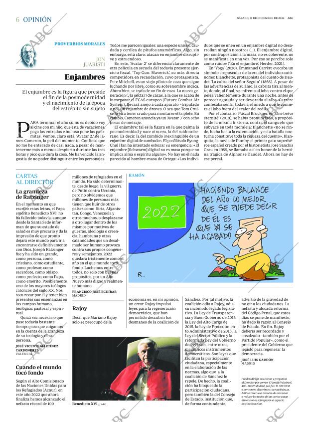 ABC MADRID 31-12-2022 página 6